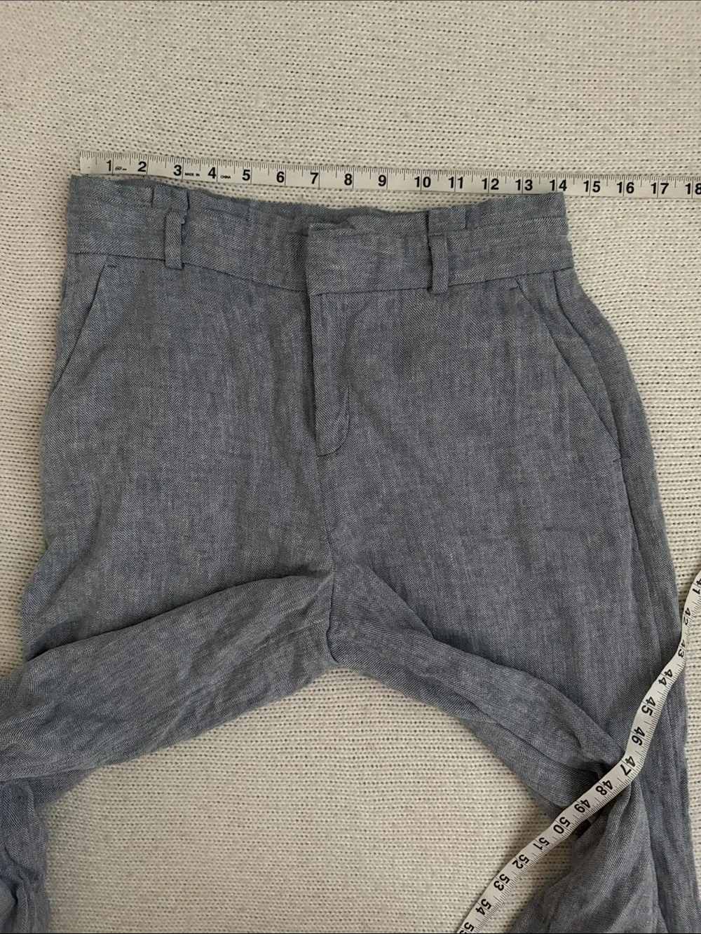 Banana Republic Linen/Cotton Blake Crop Pants Size 6